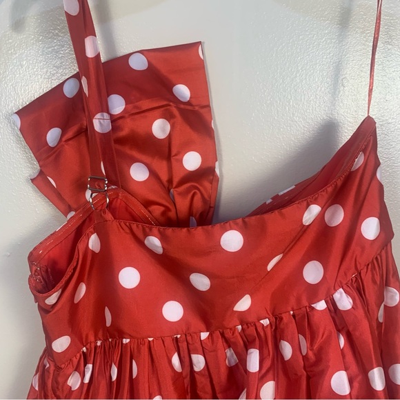 Anthropologie astu Sally Bow Polka Dot Tiered Maxi Dress - Picture 9 of 15